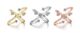 Shimansky Southern Cross ring in yellow gold, white gold and rose gold